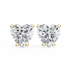 Heart Solitaire Lab Grown Diamond Stud