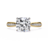 Isha Cushion Solitaire Ring Lab Grown Diamond