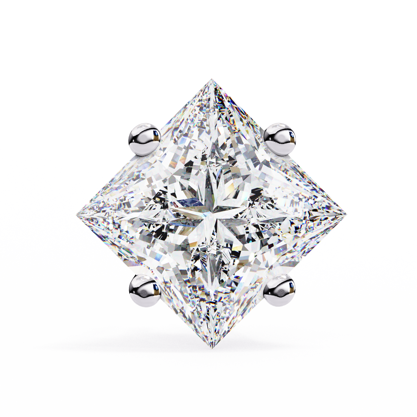 Princess Lab Grown Diamond Stud