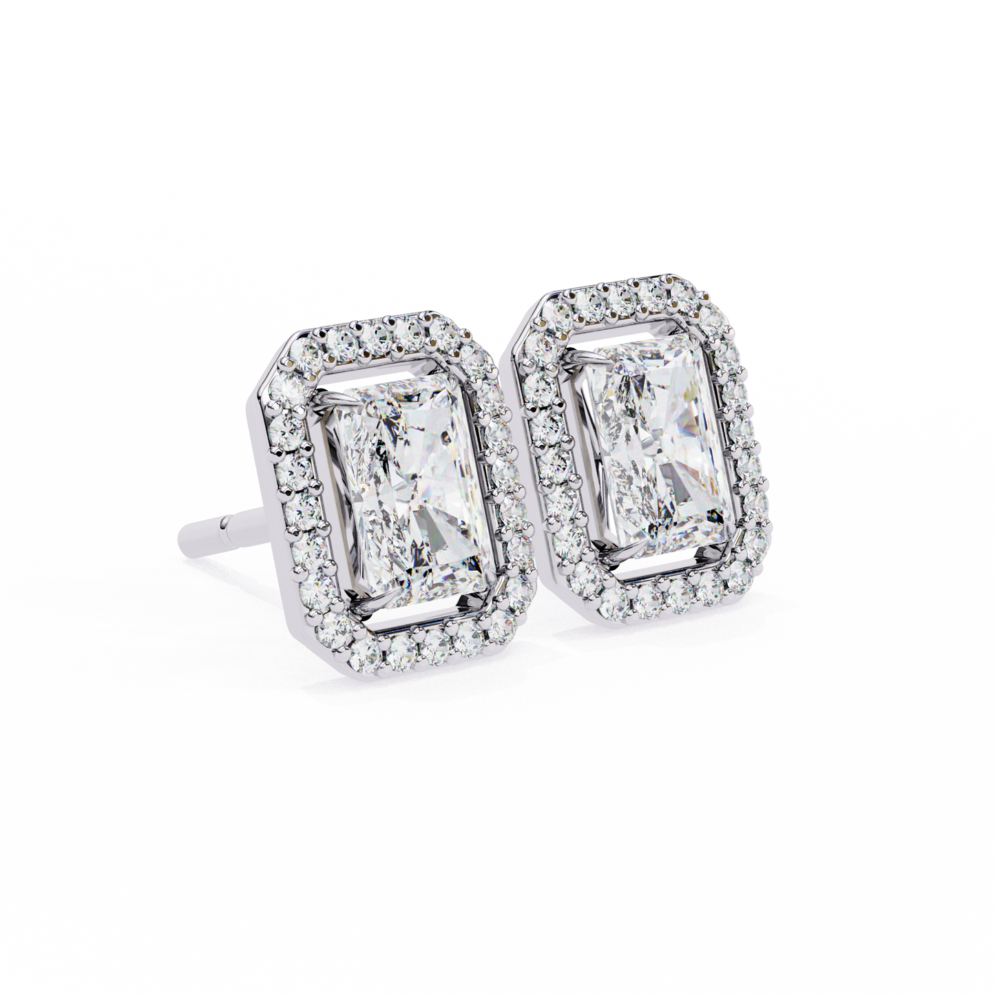 Zyna Solitaire Lab Grown Diamond Stud