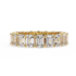 Emerald Cut Lab Grown Diamond Eternity Band