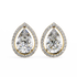 Seher Pear Solitaire Lab Grown Diamond Studs
