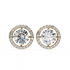 Sanya Round Solitaire Lab Grown Diamond Studs