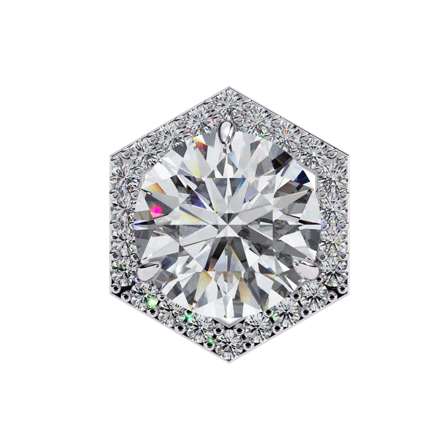 Tanya Round Solitaire Lab Grown Diamond Stud