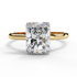 Ahaana Radiant Solitaire Ring Lab Grown Diamond