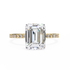 Reeva Emerald Solitaire Ring Lab Grown Diamond