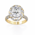 Juhi Oval Solitaire Ring Lab Grown Diamond