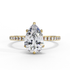 Neya Pear Solitaire Ring Lab Grown Diamond