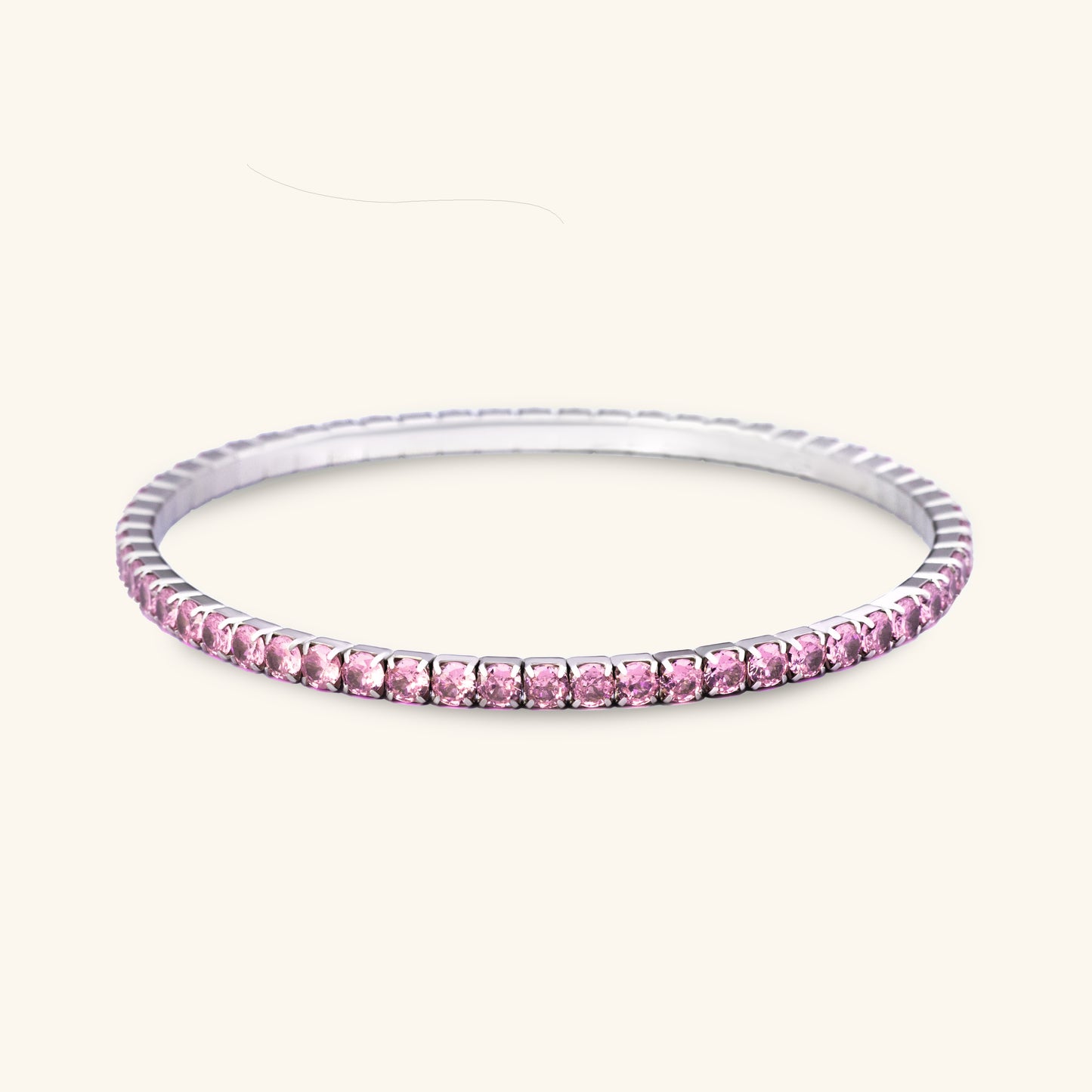 Pink Diamond Tennis Bracelet