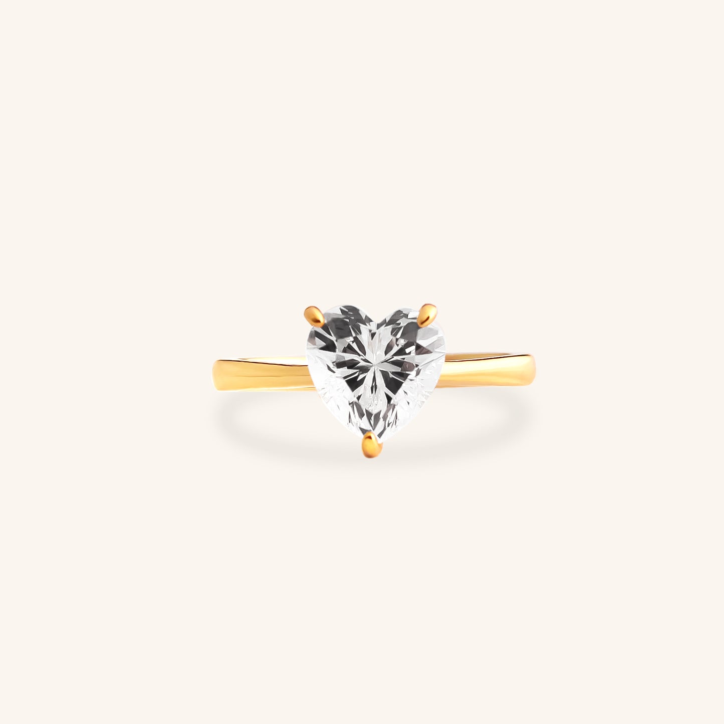 Heart Medium Solitaire Swaroski