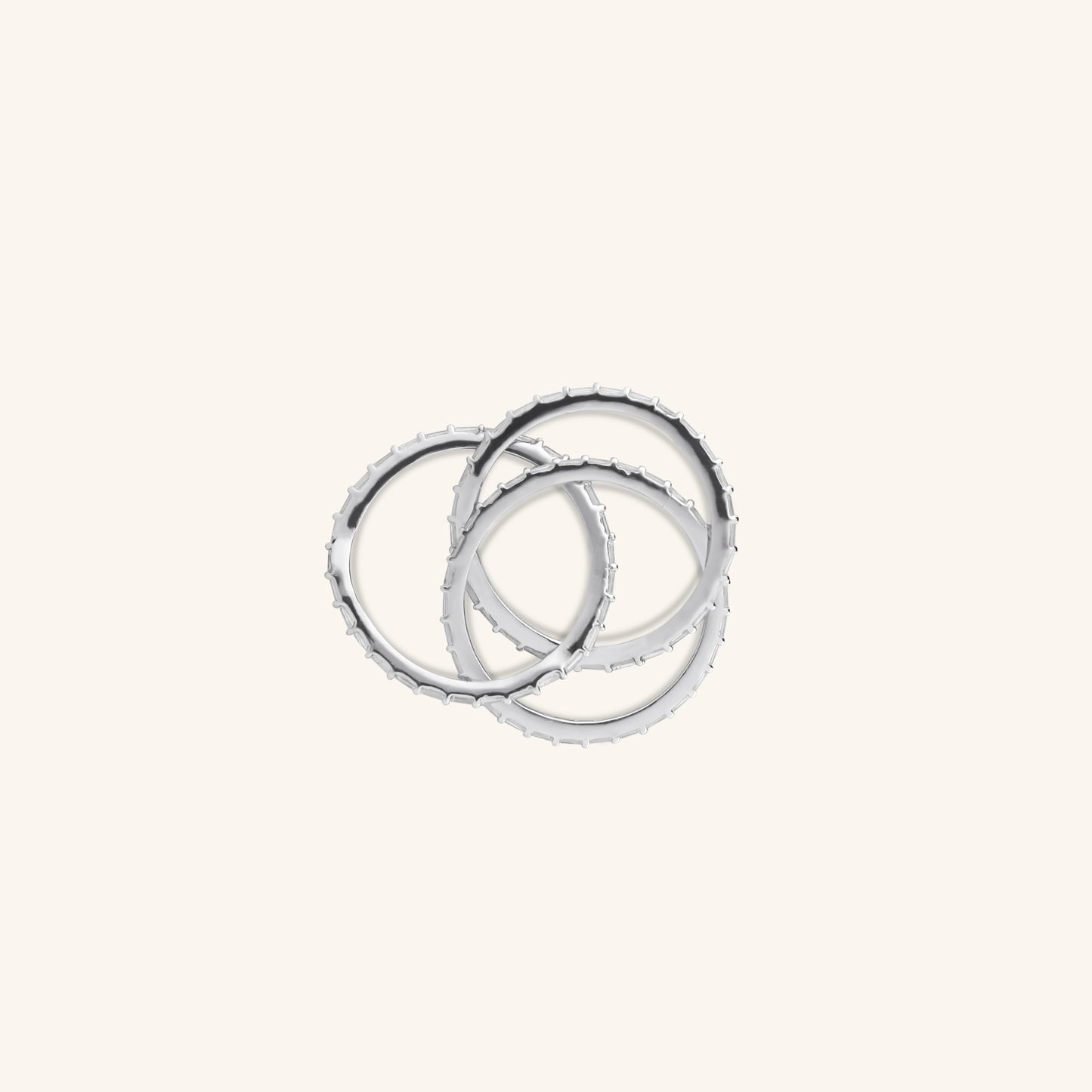 Veeba Three Interlink Ring