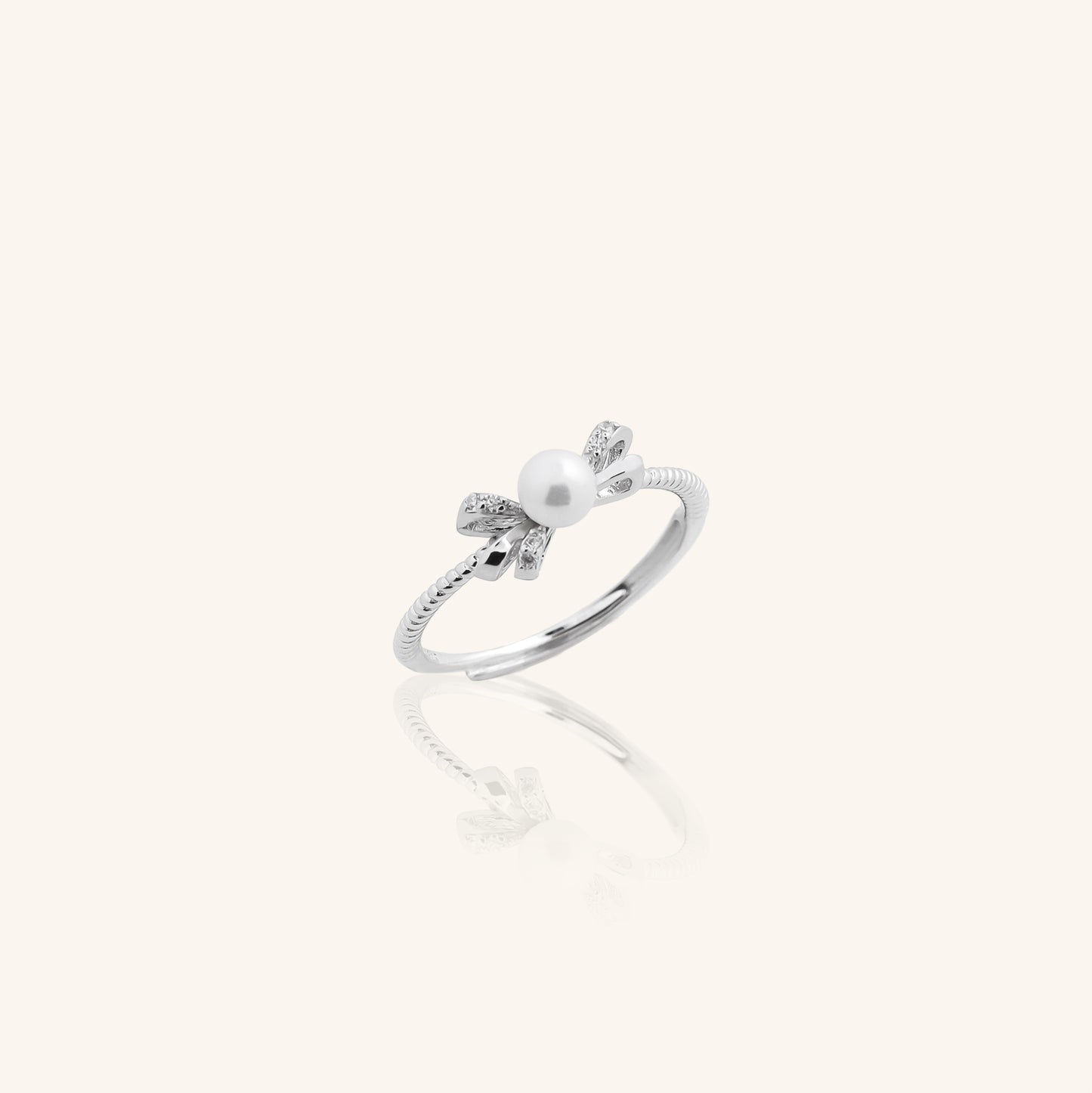 Pearl Bow Ring