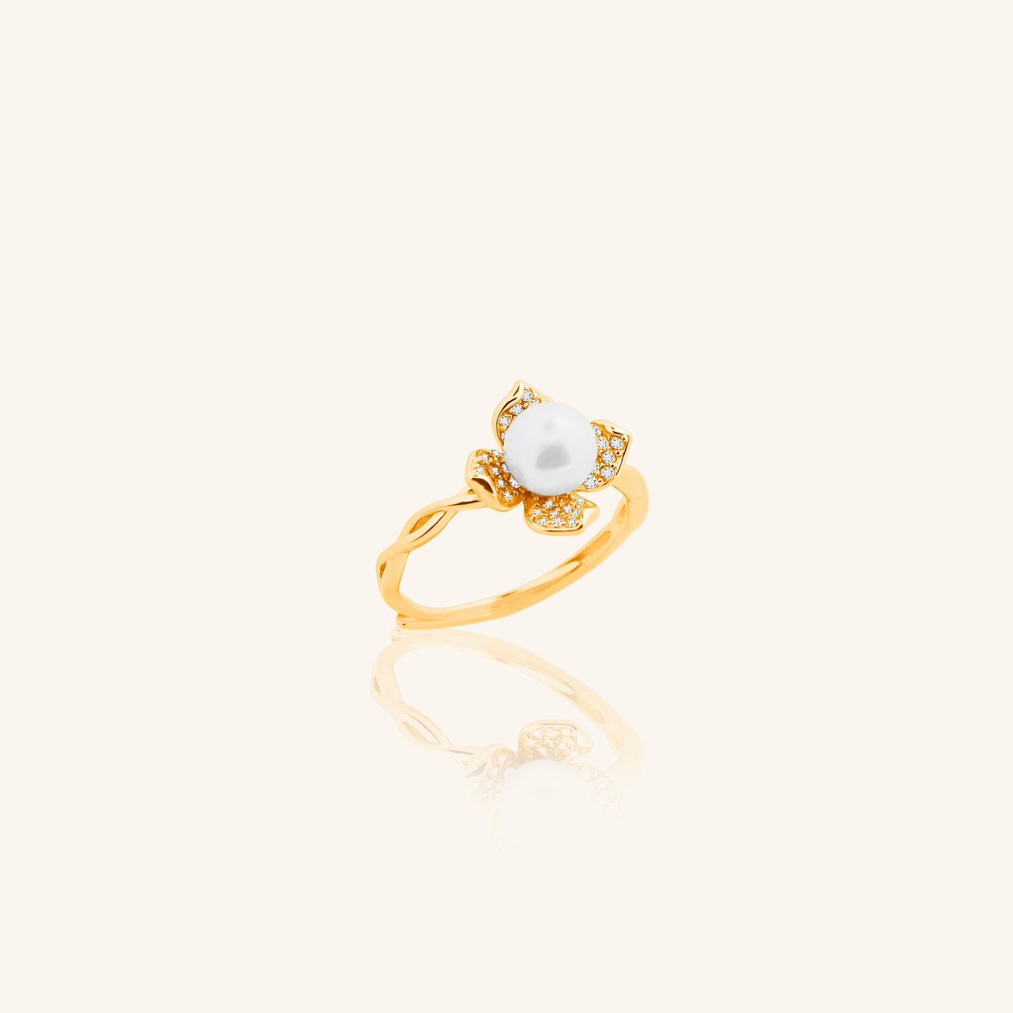 Pearl Flower Ring