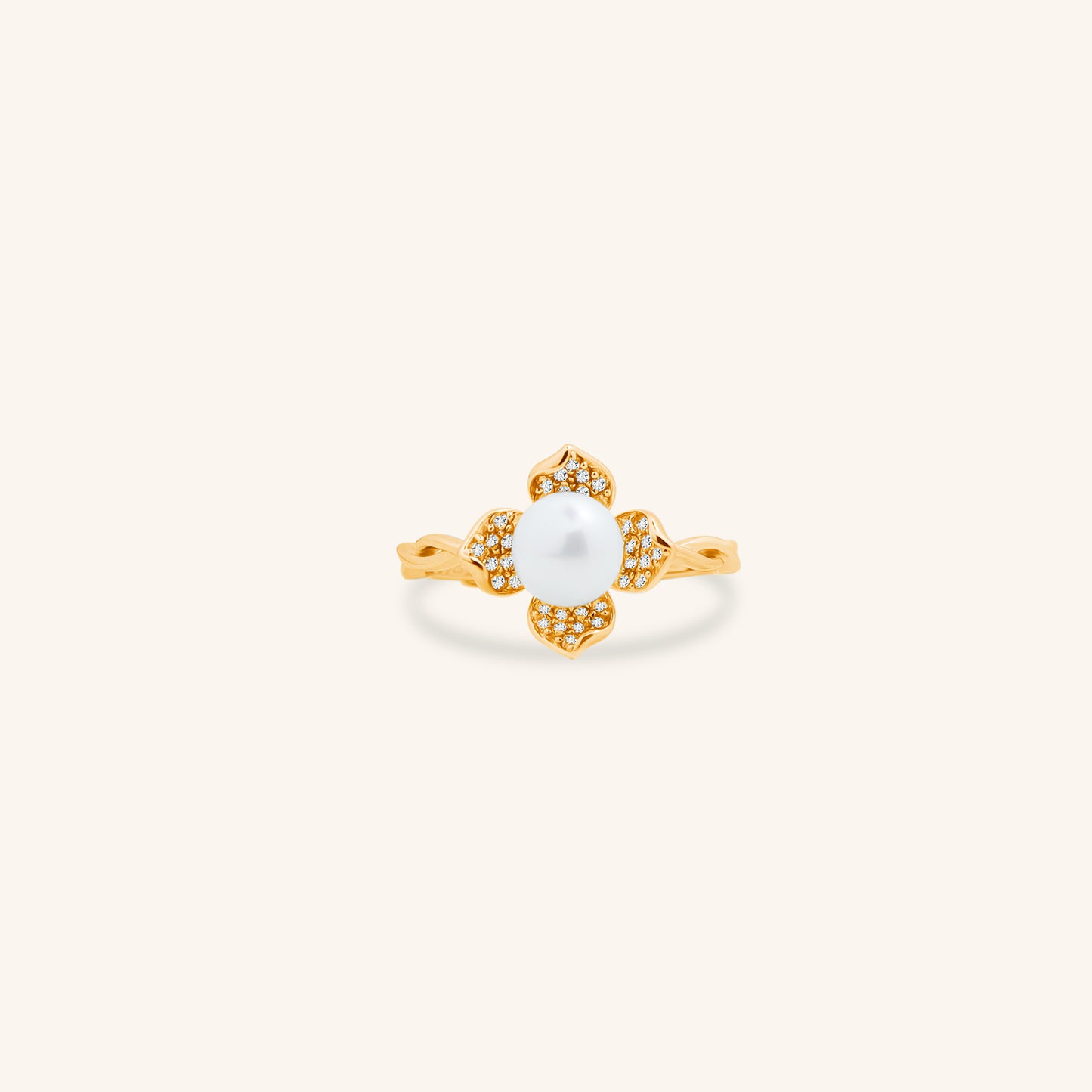 Pearl Flower Ring