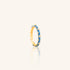 Blue Enamel Dia Ring