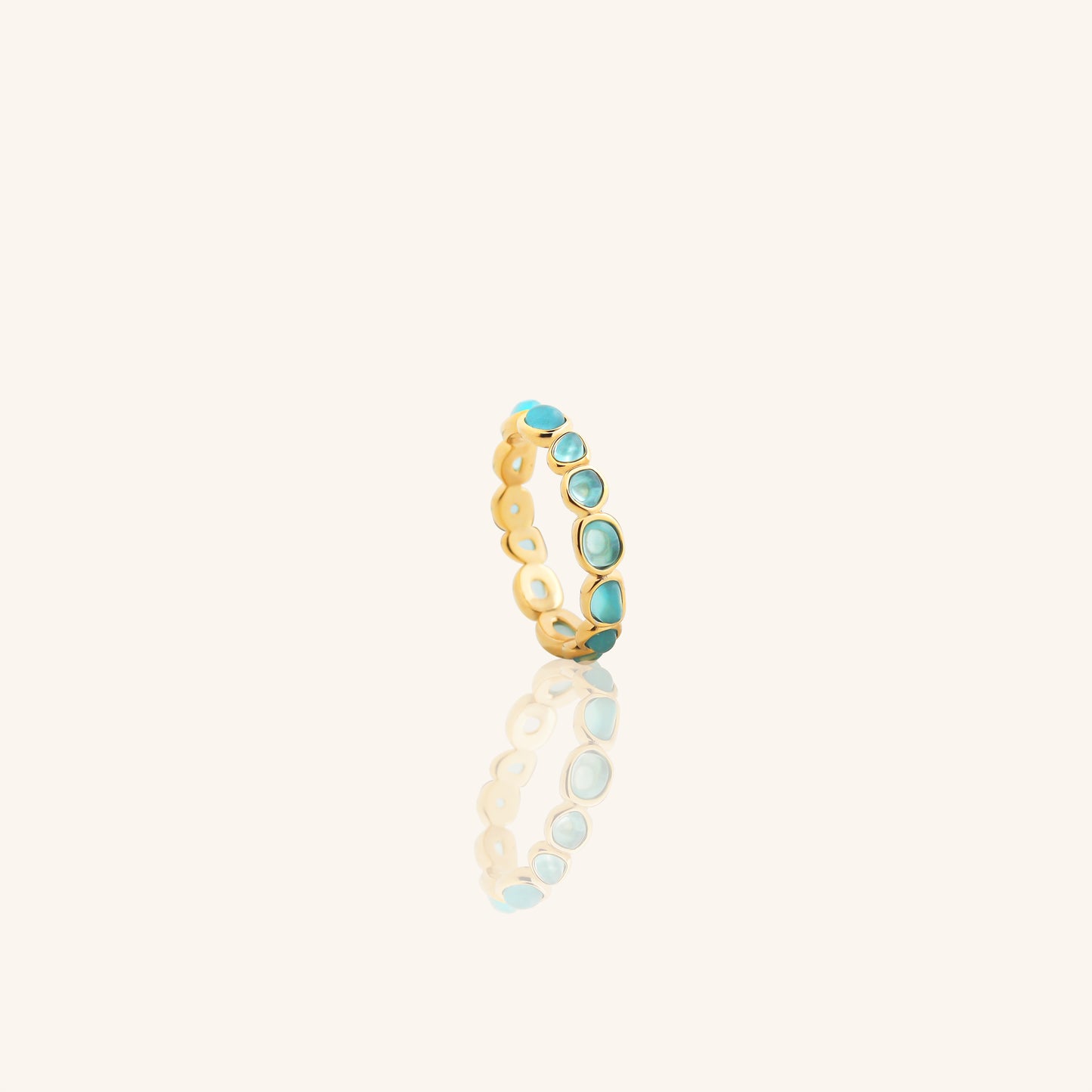 Blue Moon Stone Eternity Band