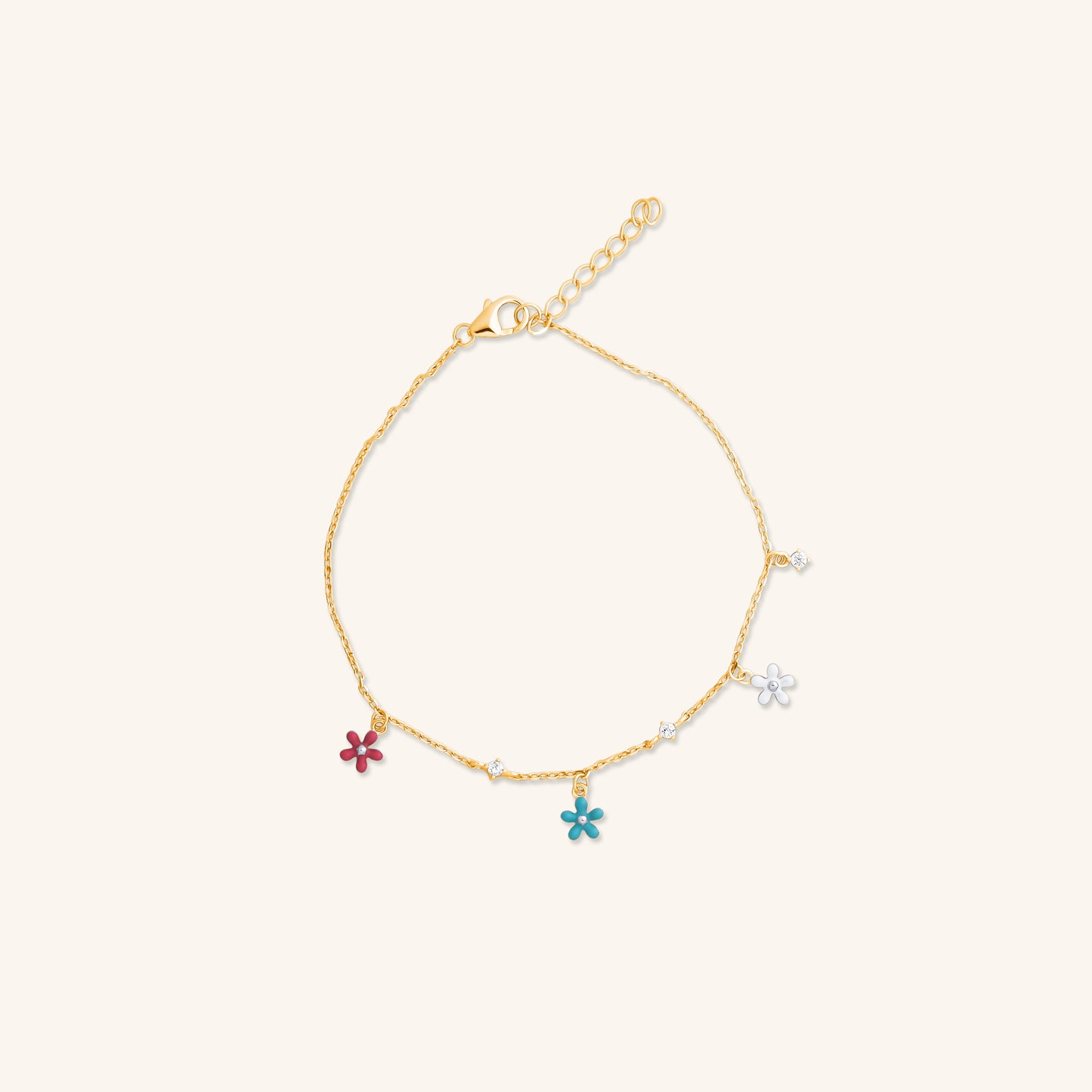 Mina Flower Charm Bracelet