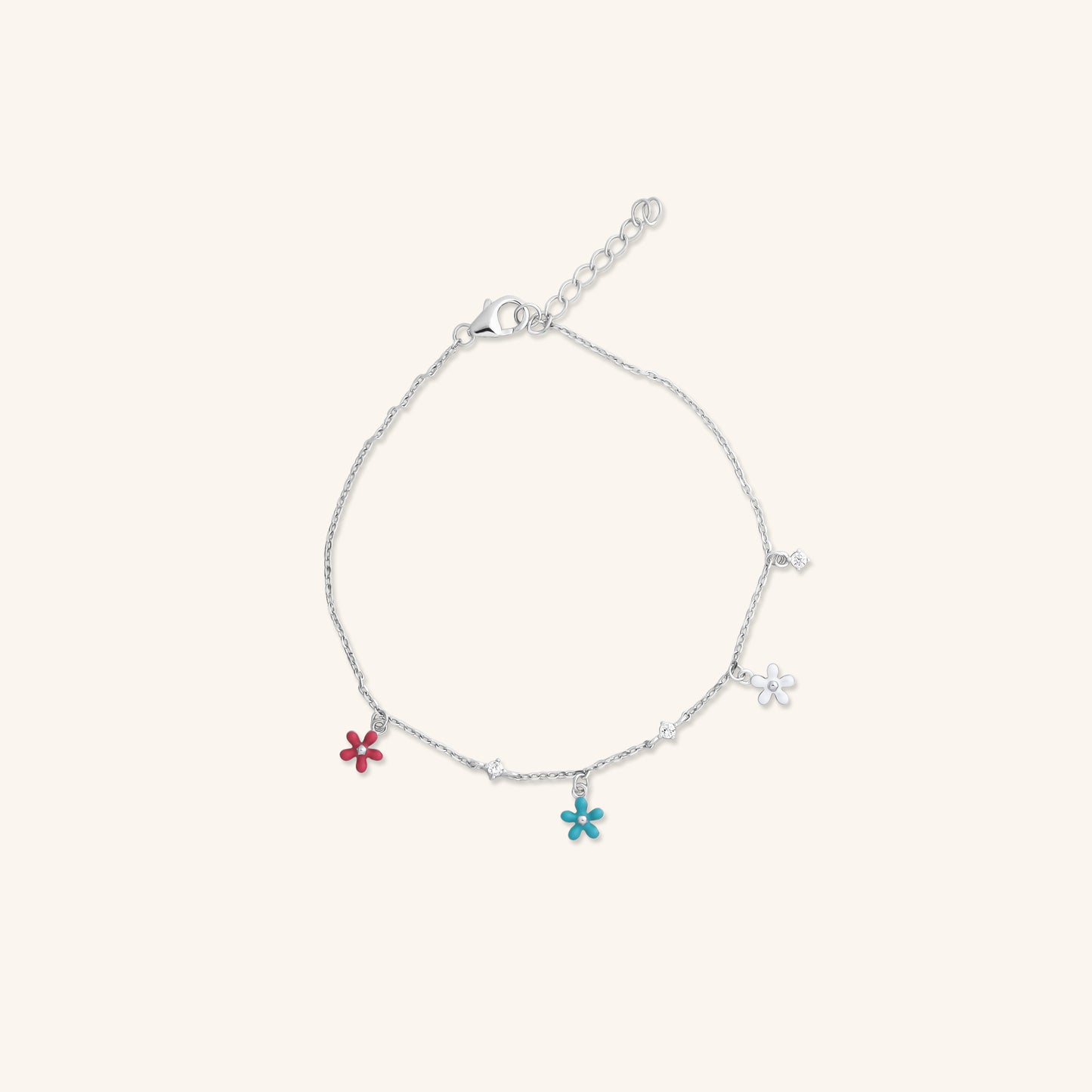 Mina Flower Charm Bracelet
