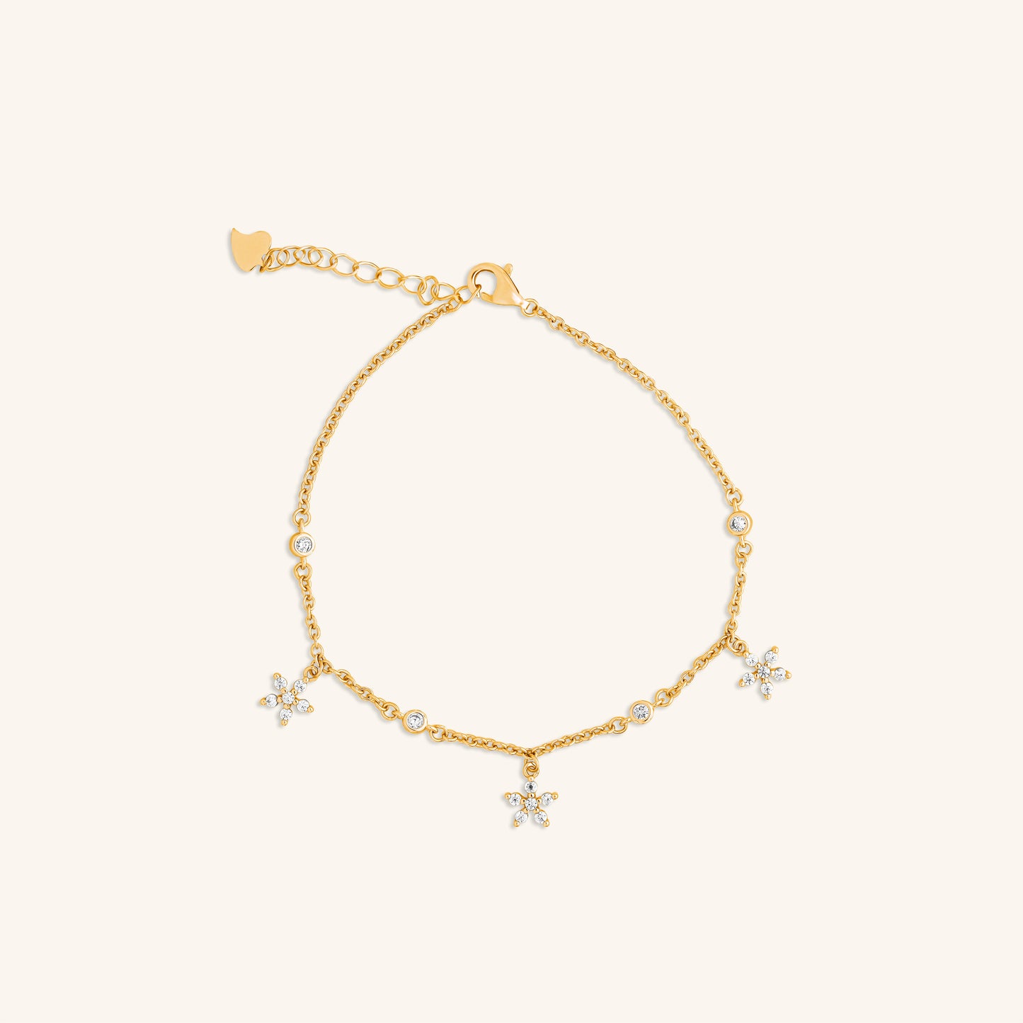 Flower Drop Bracelet