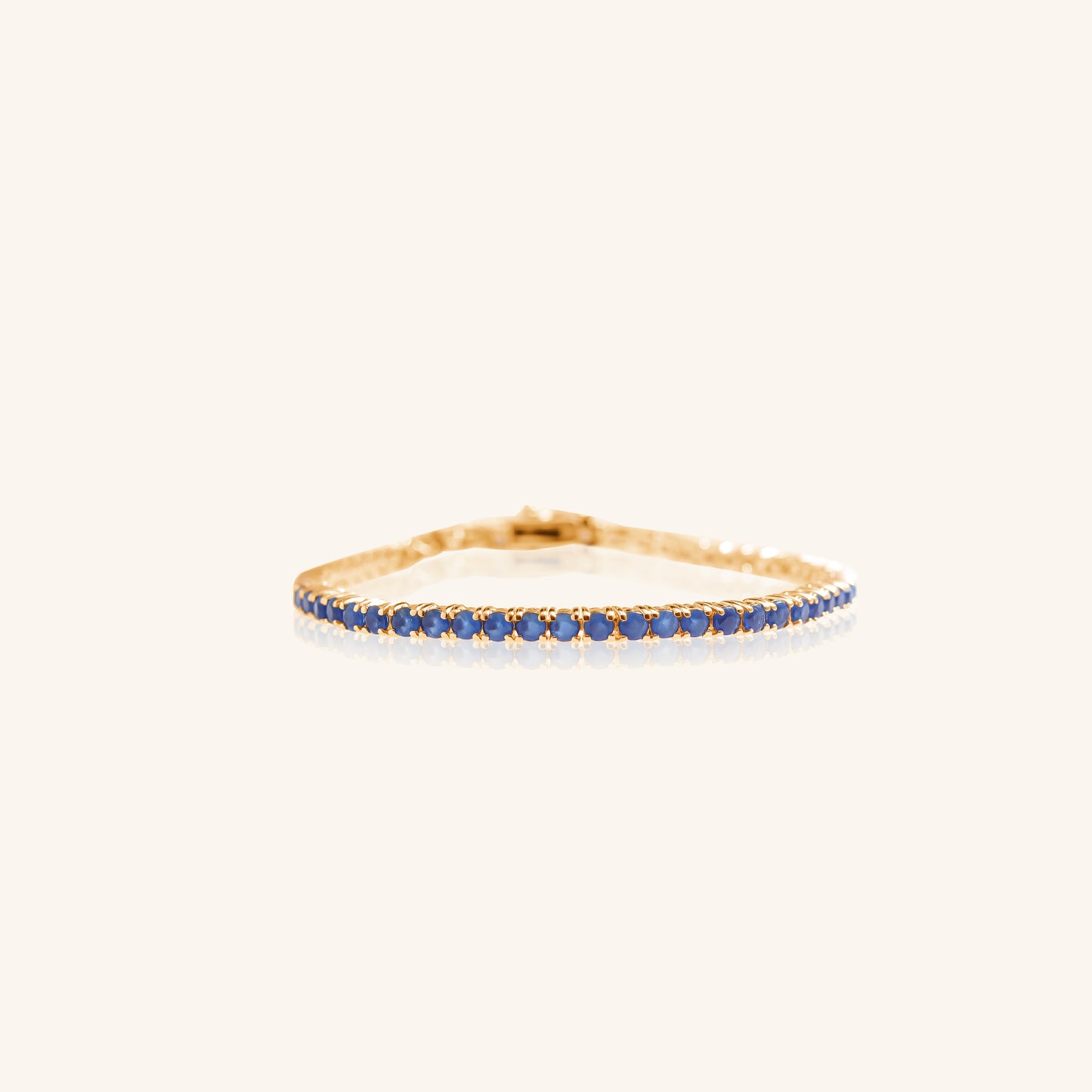 Round Tennis Blue Sapphire