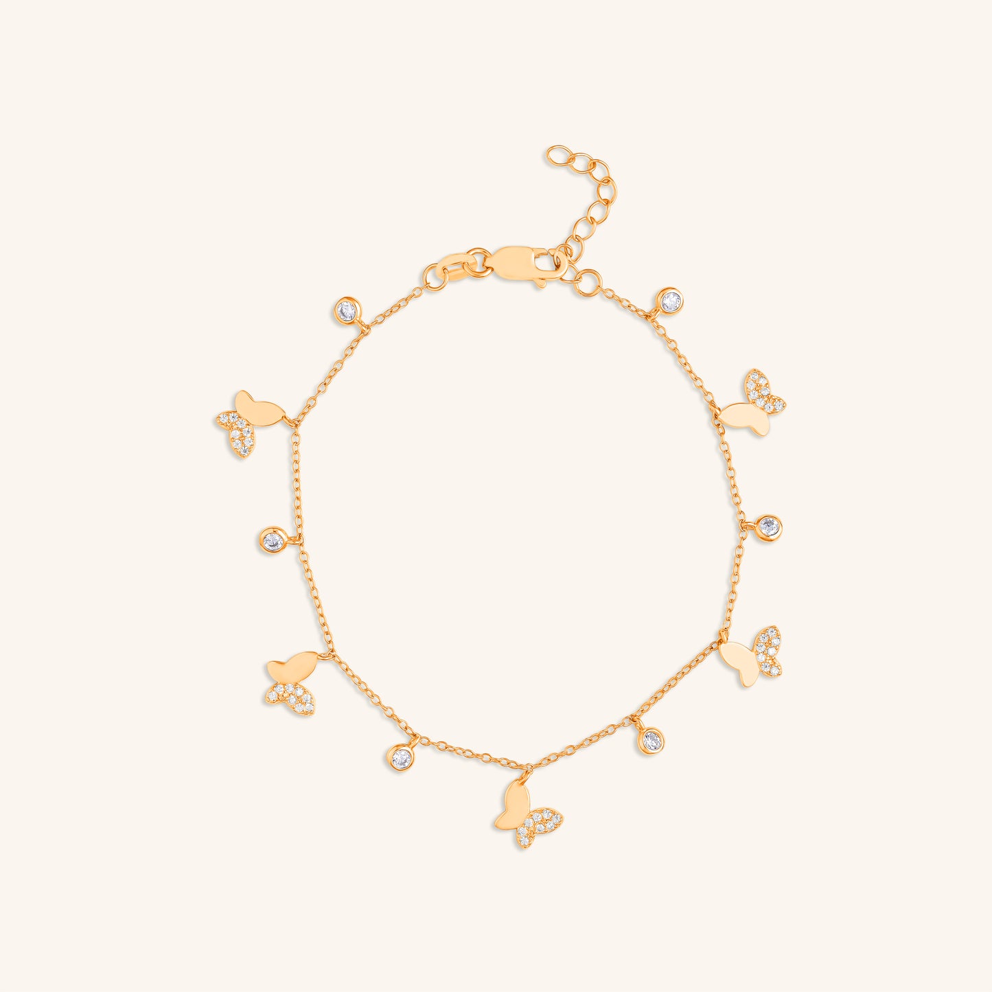 Butterfly Charm Bracelet
