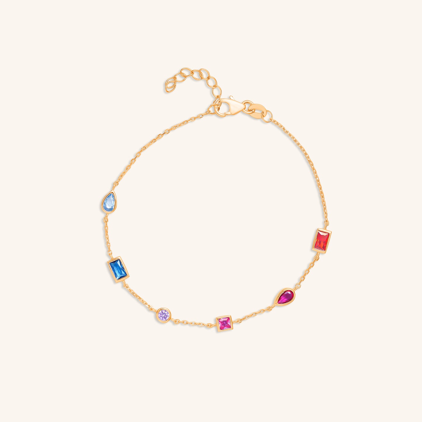 Multi Colour Fancy Diamond Bracelet