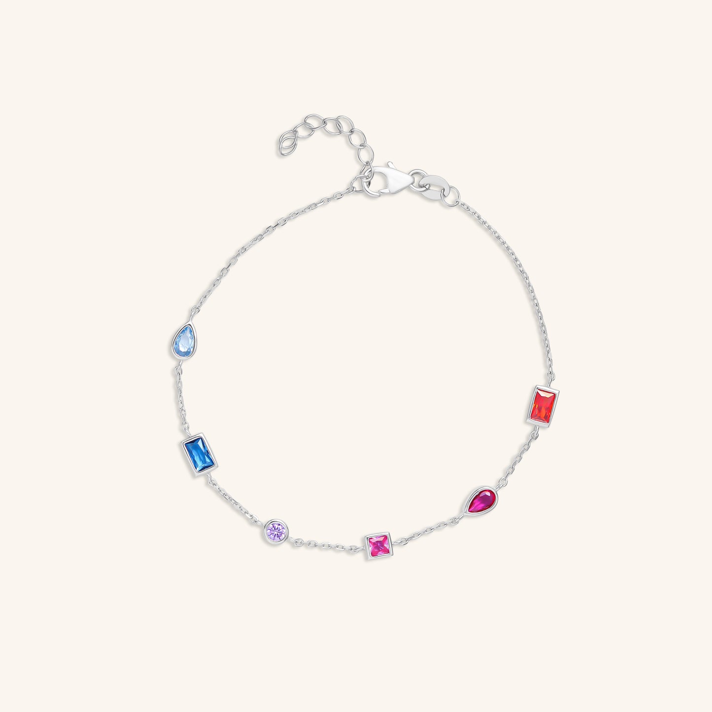 Multi Colour Fancy Diamond Bracelet
