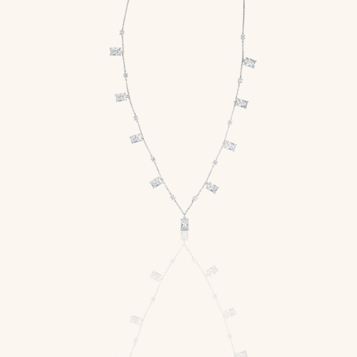 Radiant Cut Diamond Charm and Pendant