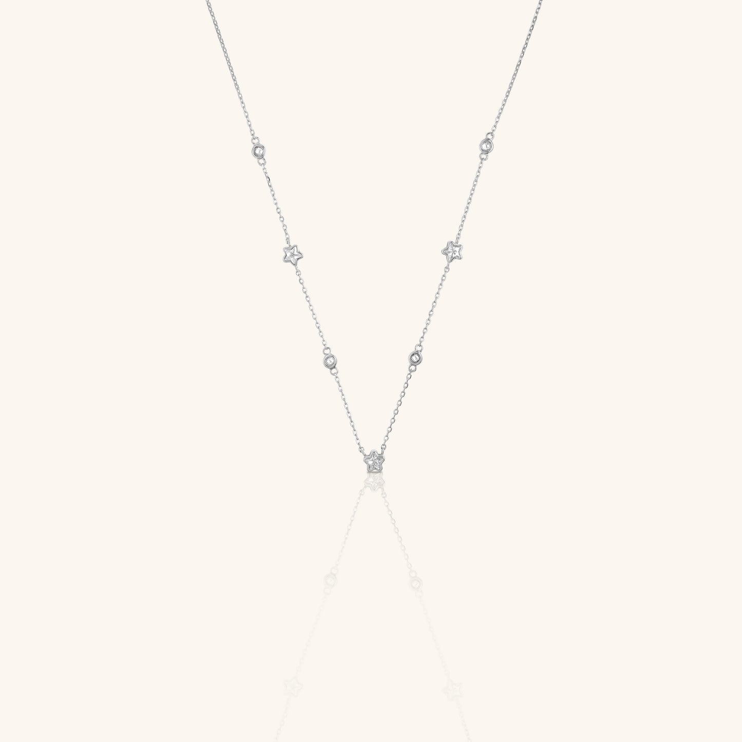 Star and Round Diamond Chain