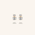 Oval and Emerald Diamond Earring