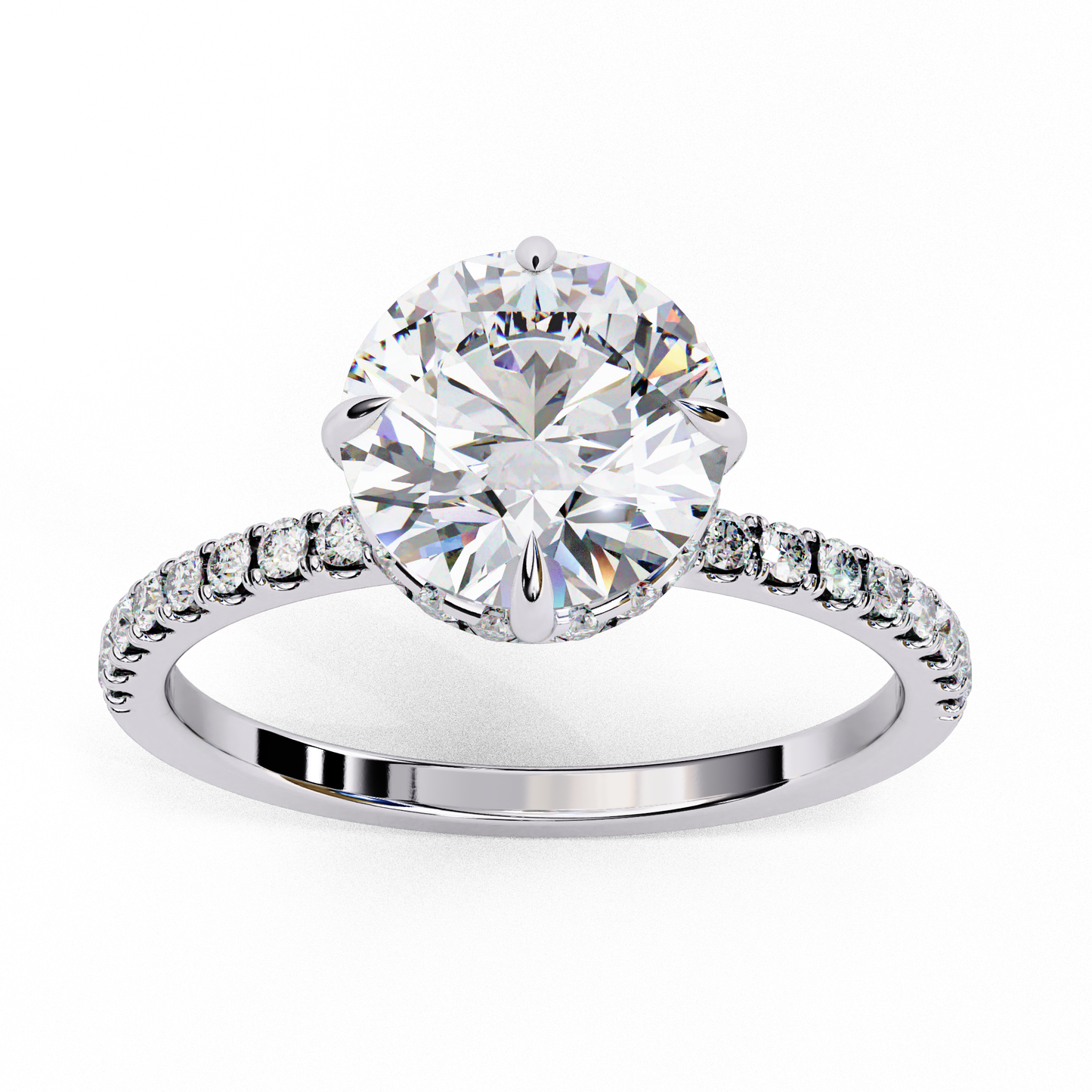 Adore Round Solitaire Ring Lab Grown Diamond