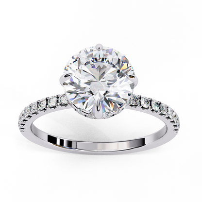 Adore Round Solitaire Ring Lab Grown Diamond