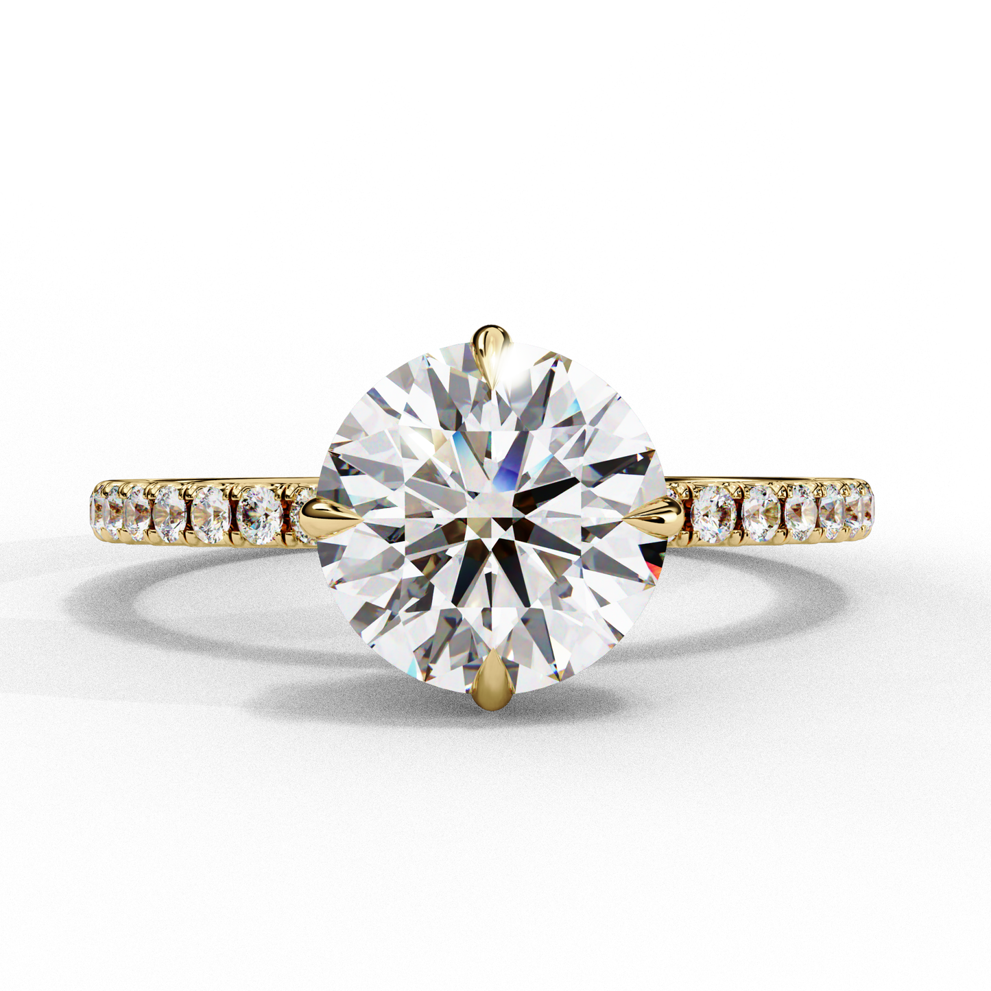 Adore Round Solitaire Ring Lab Grown Diamond