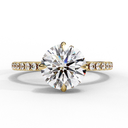 Adore Round Solitaire Ring Lab Grown Diamond