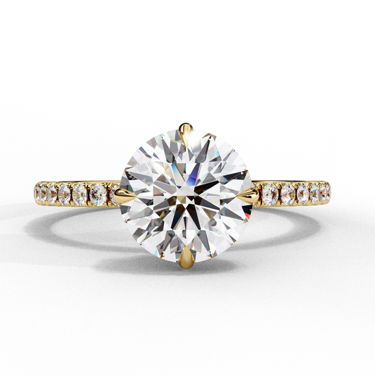 Adore Round Solitaire Ring Lab Grown Diamond