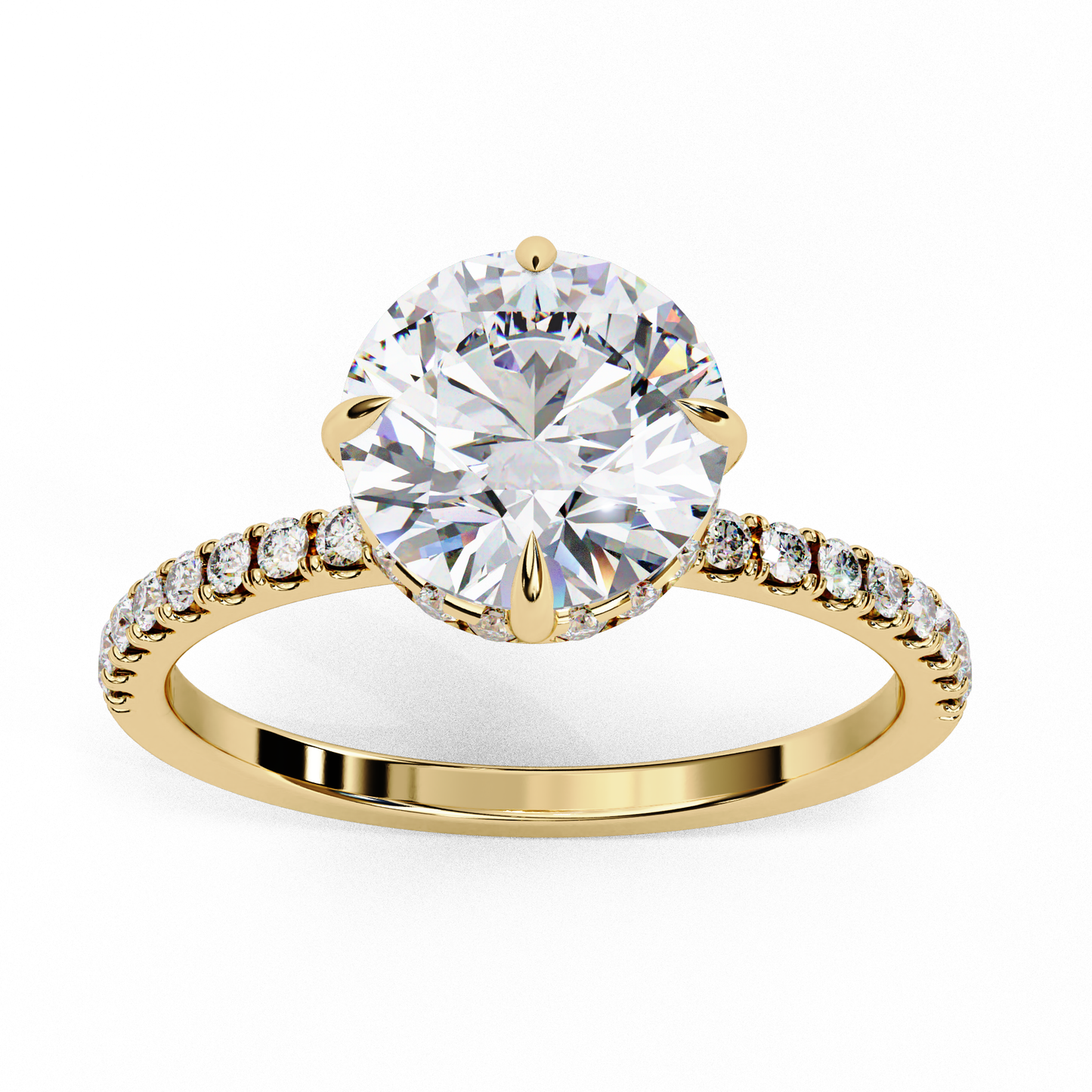 Adore Round Solitaire Ring Lab Grown Diamond