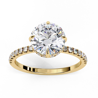 Adore Round Solitaire Ring Lab Grown Diamond