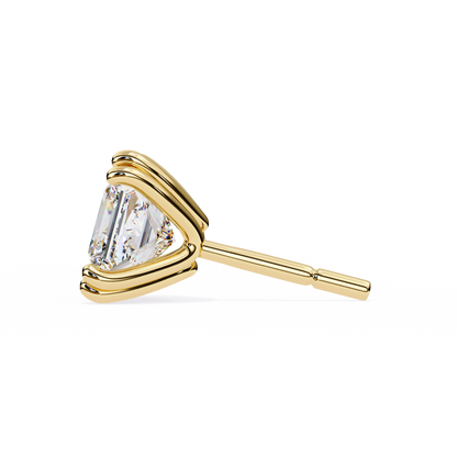 Princess Solitaire Lab Grown Diamond Stud