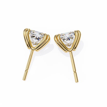 Princess Solitaire Lab Grown Diamond Stud