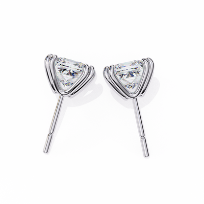 Princess Solitaire Lab Grown Diamond Stud