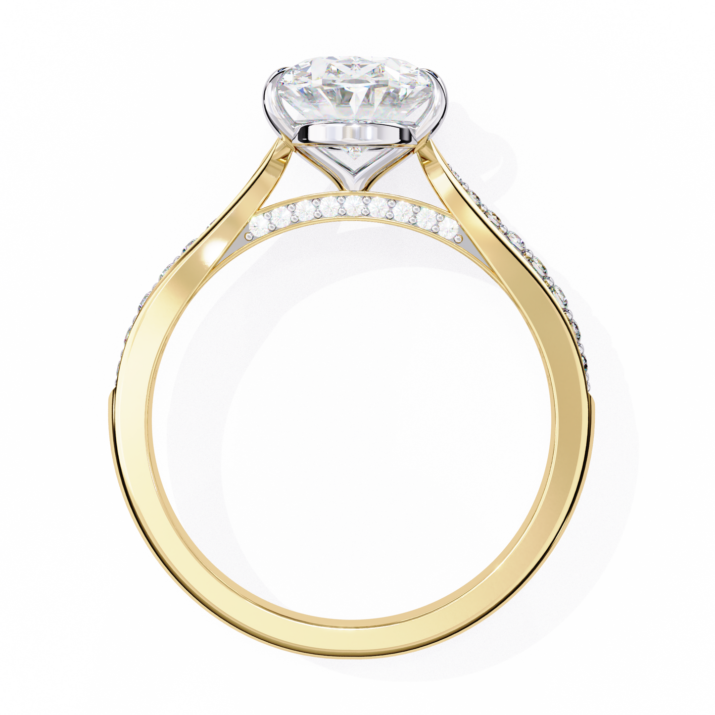 Rivaa Oval Solitaire Ring Lab Grown Diamond