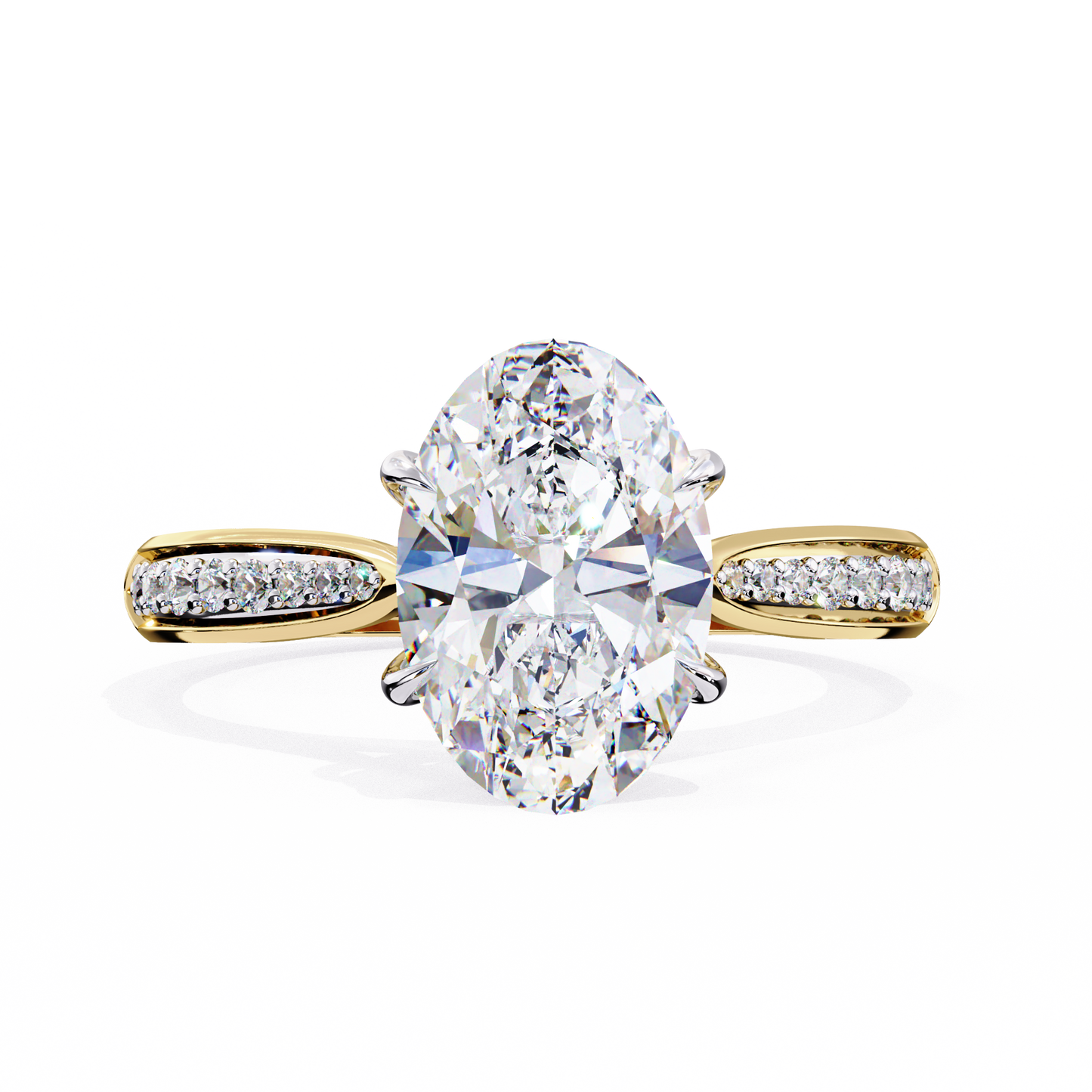 Rivaa Oval Solitaire Ring Lab Grown Diamond