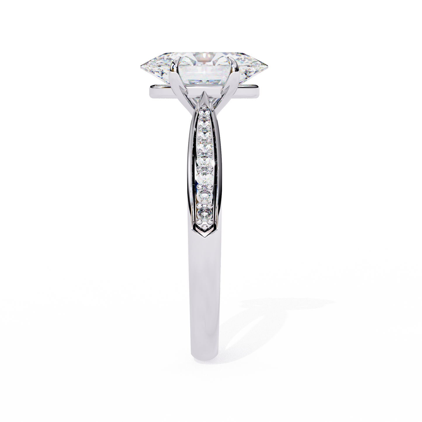 Rivaa Oval Solitaire Ring Lab Grown Diamond