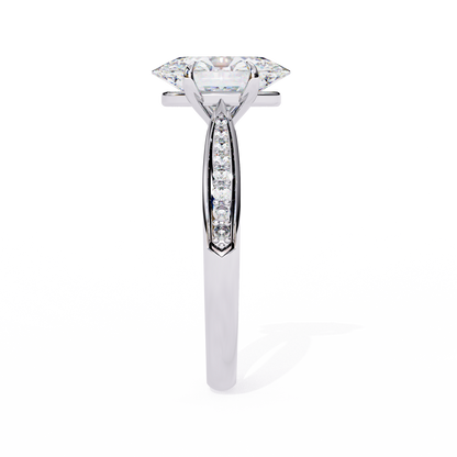 Rivaa Oval Solitaire Ring Lab Grown Diamond