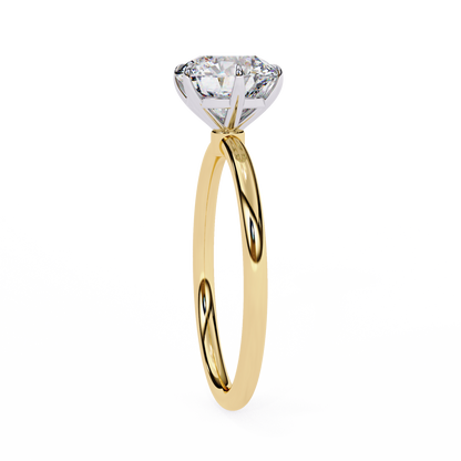 Avira Round Solitaire Ring Lab Grown Diamond