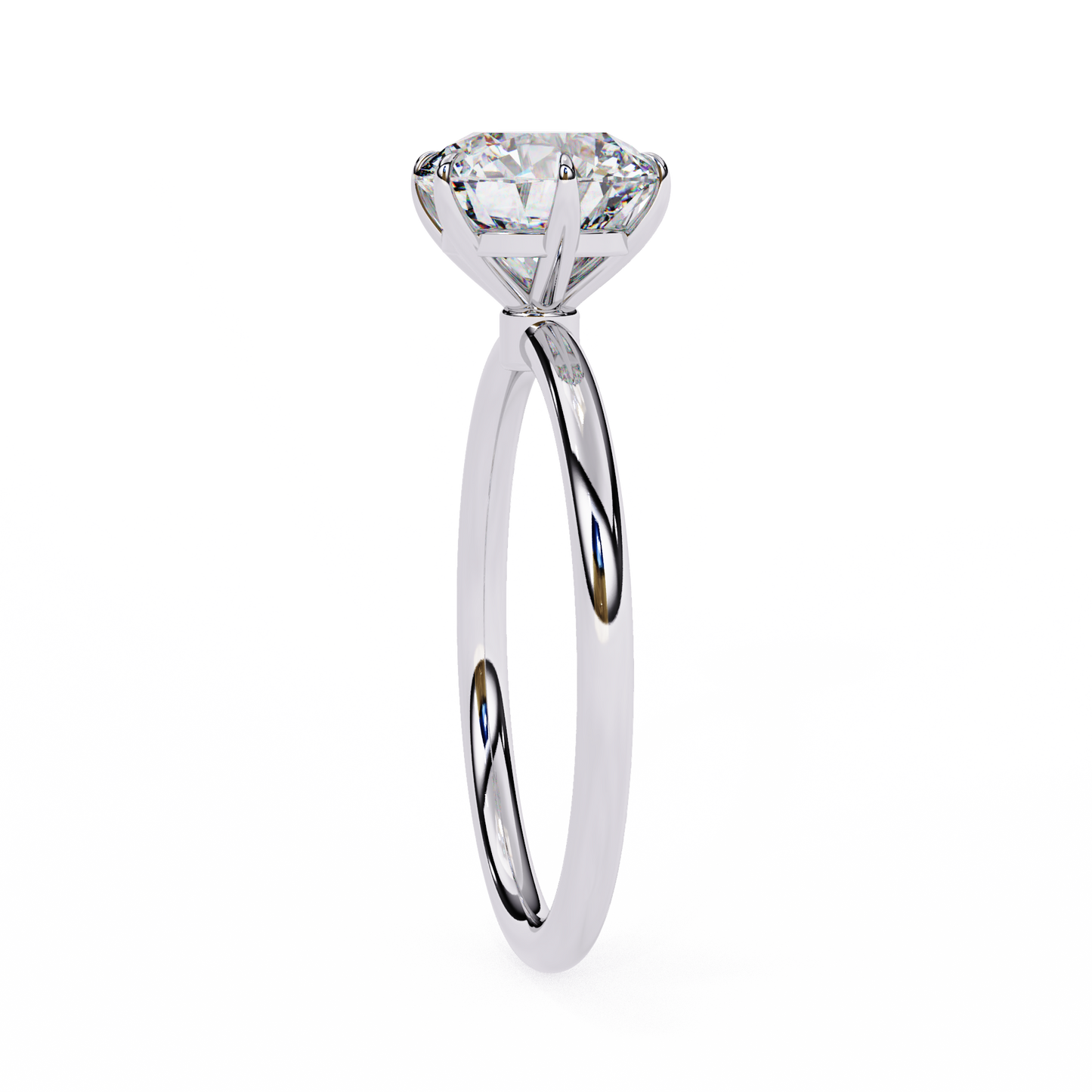 Avira Round Solitaire Ring Lab Grown Diamond
