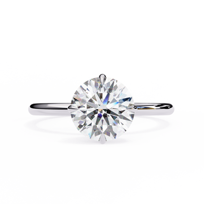 Avira Round Solitaire Ring Lab Grown Diamond