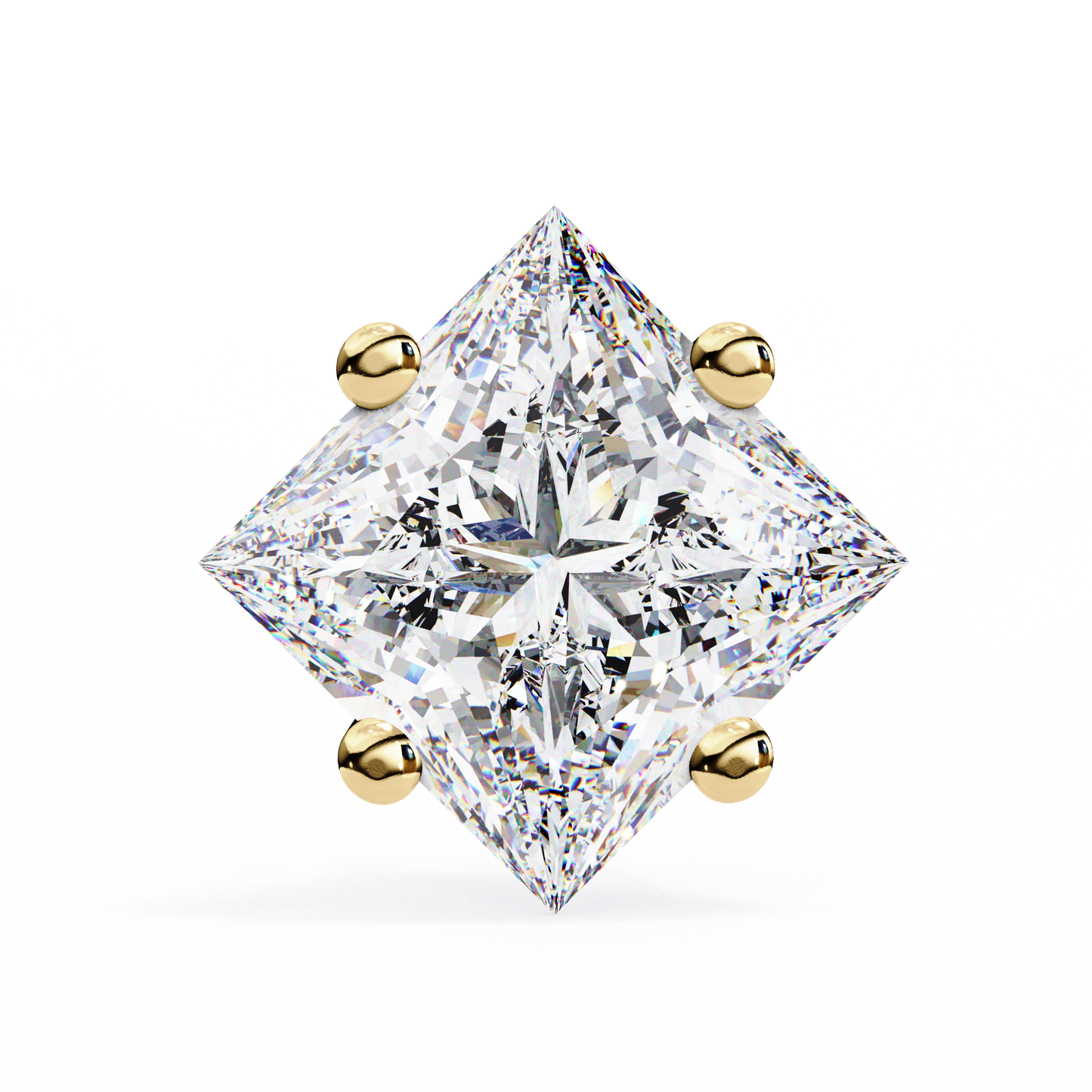 Princess Lab Grown Diamond Stud