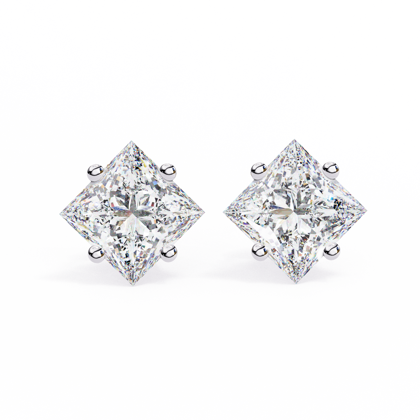 Princess Lab Grown Diamond Stud