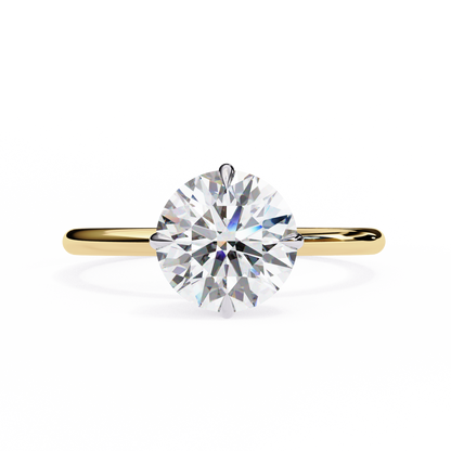 Avira Round Solitaire Ring Lab Grown Diamond